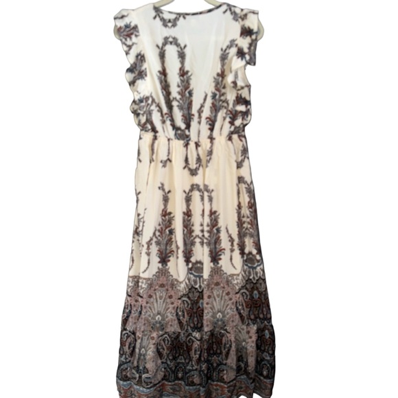 Beautiful Pattern Long Dress Size S. Bought from SHEIN. Brand LUUKSE - Picture 2 of 4